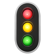 Emoji 🚦 Semaforo Verticale su Apple iOS 12.1.