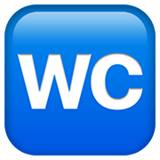 Emoji 🚾 Simbolo Del WC su Apple iOS 12.1.