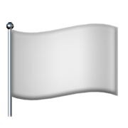 Emoji 🏳️ Bandiera Bianca su Apple iOS 12.1.