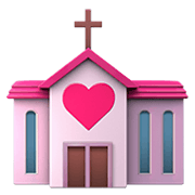 Emoji 💒 Chiesa Per Matrimonio su Apple iOS 12.1.