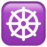 Émoji ☸️ Roue Du Dharma sur Apple iOS 12.1.