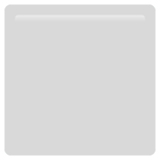 ⬜ Emoji Cuadrado Blanco Grande en Apple iOS 12.1.