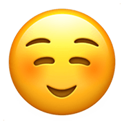 Emoji ☺️ Faccina Sorridente su Apple iOS 12.1.