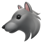 Émoji 🐺 Loup sur Apple iOS 12.1.