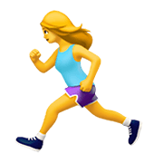 🏃‍♀️ Emoji Mujer Corriendo en Apple iOS 12.1.