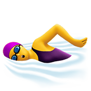 🏊‍♀️ Emoji Mujer Nadando en Apple iOS 12.1.
