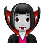 🧛🏻‍♀️ Emoji weiblicher Vampir: helle Hautfarbe Apple iOS 12.1.