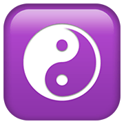 Émoji ☯️ Yin Yang sur Apple iOS 12.1.