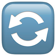 Emoji 🔄 Pulsante Con Frecce Che Ruotano In Senso Antiorario su Apple iOS 13.2.