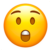 😲 Emoji Rosto Espantado na Apple iOS 13.2.