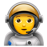 Émoji 🧑‍🚀 Astronaute sur Apple iOS 13.2.
