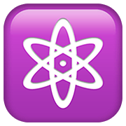 Emoji ⚛️ Simbolo Dell’atomo su Apple iOS 13.2.
