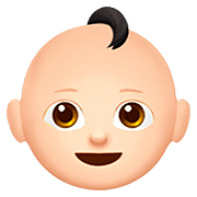👶🏻 Emoji Bebé: Tono De Piel Claro en Apple iOS 13.2.