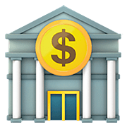 Emoji 🏦 Banca su Apple iOS 13.2.