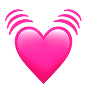💓 Emoji Coração Pulsante na Apple iOS 13.2.