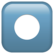 Emoji ⏺️ Pulsante Di Registrazione su Apple iOS 13.2.