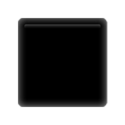 ◼️ Emoji Cuadrado Negro Mediano en Apple iOS 13.2.
