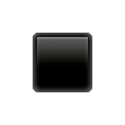 ▪️ Emoji Cuadrado Negro Pequeño en Apple iOS 13.2.