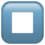 Emoji ⏹️ Pulsante Stop su Apple iOS 13.2.