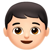👦🏻 Emoji Niño: Tono De Piel Claro en Apple iOS 13.2.