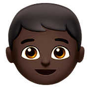 👦🏿 Emoji Menino: Pele Escura na Apple iOS 13.2.