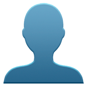 👤 Emoji Silhouette einer Büste Apple iOS 13.2.