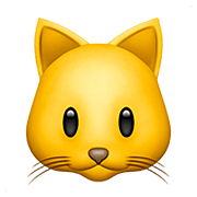 Émoji 🐱 Tête De Chat sur Apple iOS 13.2.
