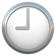 Emoji 🕘 Ore Nove su Apple iOS 13.2.