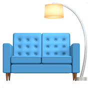 🛋️ Emoji Sofa und Lampe Apple iOS 13.2.