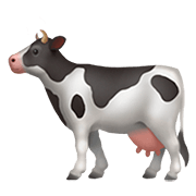 Émoji 🐄 Vache sur Apple iOS 13.2.