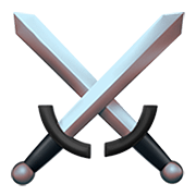 ⚔️ Emoji gekreuzte Schwerter Apple iOS 13.2.
