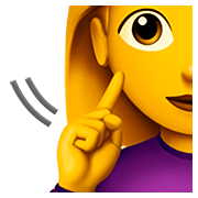 Emoji 🧏‍♀️ Donna Con Problemi Di Udito su Apple iOS 13.2.