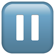 ⏸️ Emoji Botão Pausar na Apple iOS 13.2.