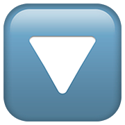 Emoji 🔽 Pulsante A Triangolo Rivolto Verso Il Basso su Apple iOS 13.2.