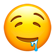 Emoji 🤤 Faccina Che Sbava su Apple iOS 13.2.