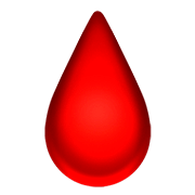 🩸 Emoji Gota De Sangue na Apple iOS 13.2.