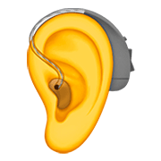 Emoji 🦻 Orecchio Con Apparecchio Acustico su Apple iOS 13.2.