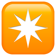 ✴️ Emoji Stern mit acht Zacken Apple iOS 13.2.