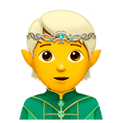 Emoji 🧝 Elfo su Apple iOS 13.2.