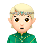 Émoji 🧝🏻 Elfe : Peau Claire sur Apple iOS 13.2.
