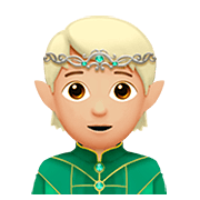 🧝🏼 Emoji Elfo: Pele Morena Clara na Apple iOS 13.2.