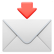 Émoji 📩 Enveloppe Avec Flèche sur Apple iOS 13.2.