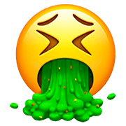 🤮 Emoji Rosto Vomitando na Apple iOS 13.2.