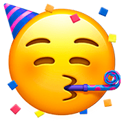 🥳 Emoji Partygesicht Apple iOS 13.2.