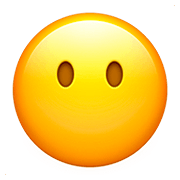 Emoji 😶 Faccina Senza Bocca su Apple iOS 13.2.