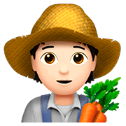 Emoji 🧑🏻‍🌾 Agricoltore: Carnagione Chiara su Apple iOS 13.2.