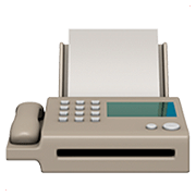 Émoji 📠 Fax sur Apple iOS 13.2.