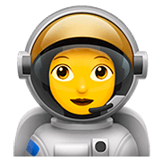 👩‍🚀 Emoji Astronauta Mujer en Apple iOS 13.2.