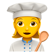 Emoji 👩‍🍳 Cuoca su Apple iOS 13.2.