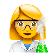 👩‍🔬 Emoji Wissenschaftlerin Apple iOS 13.2.